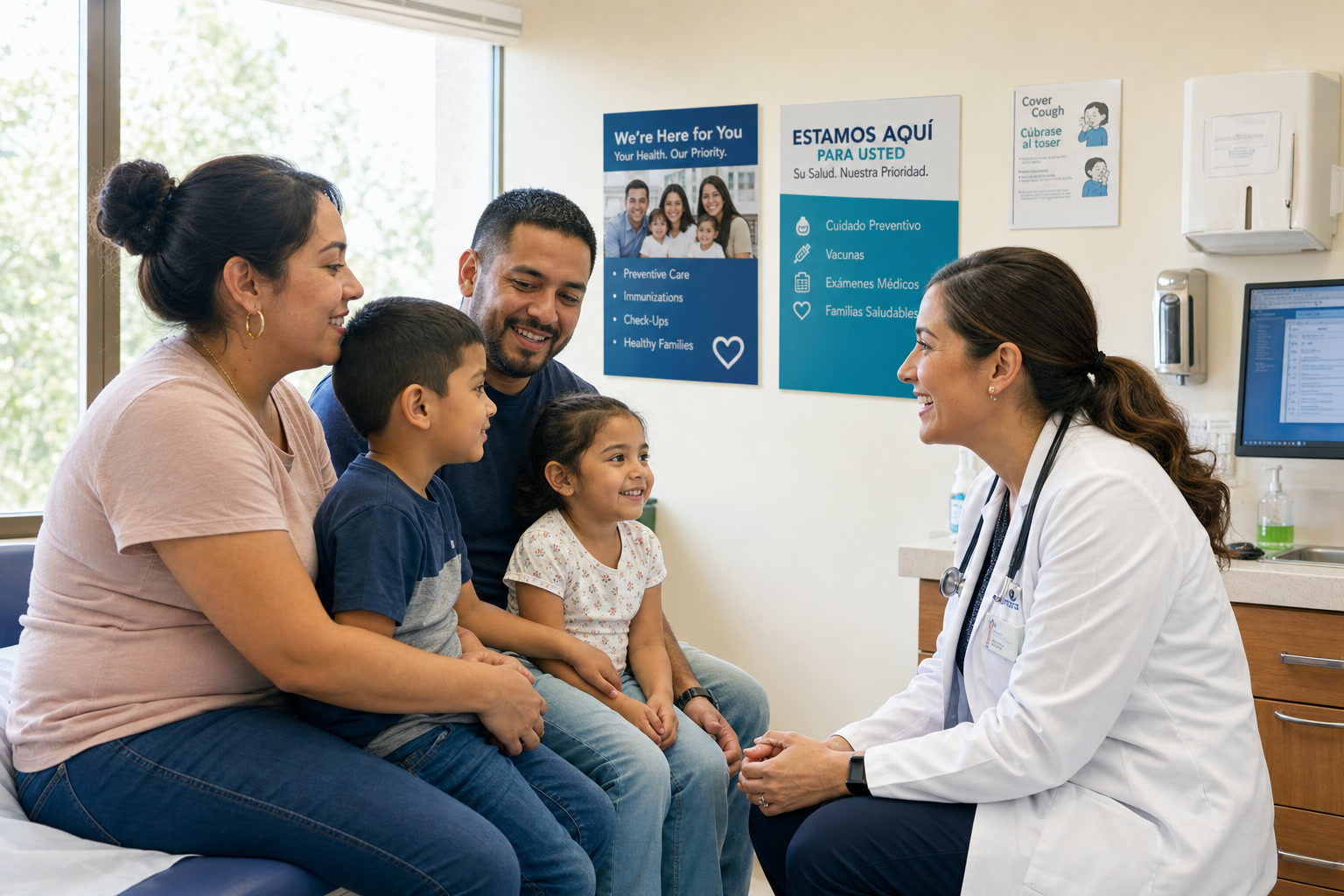Bilingual family consultation at ICHI clinic